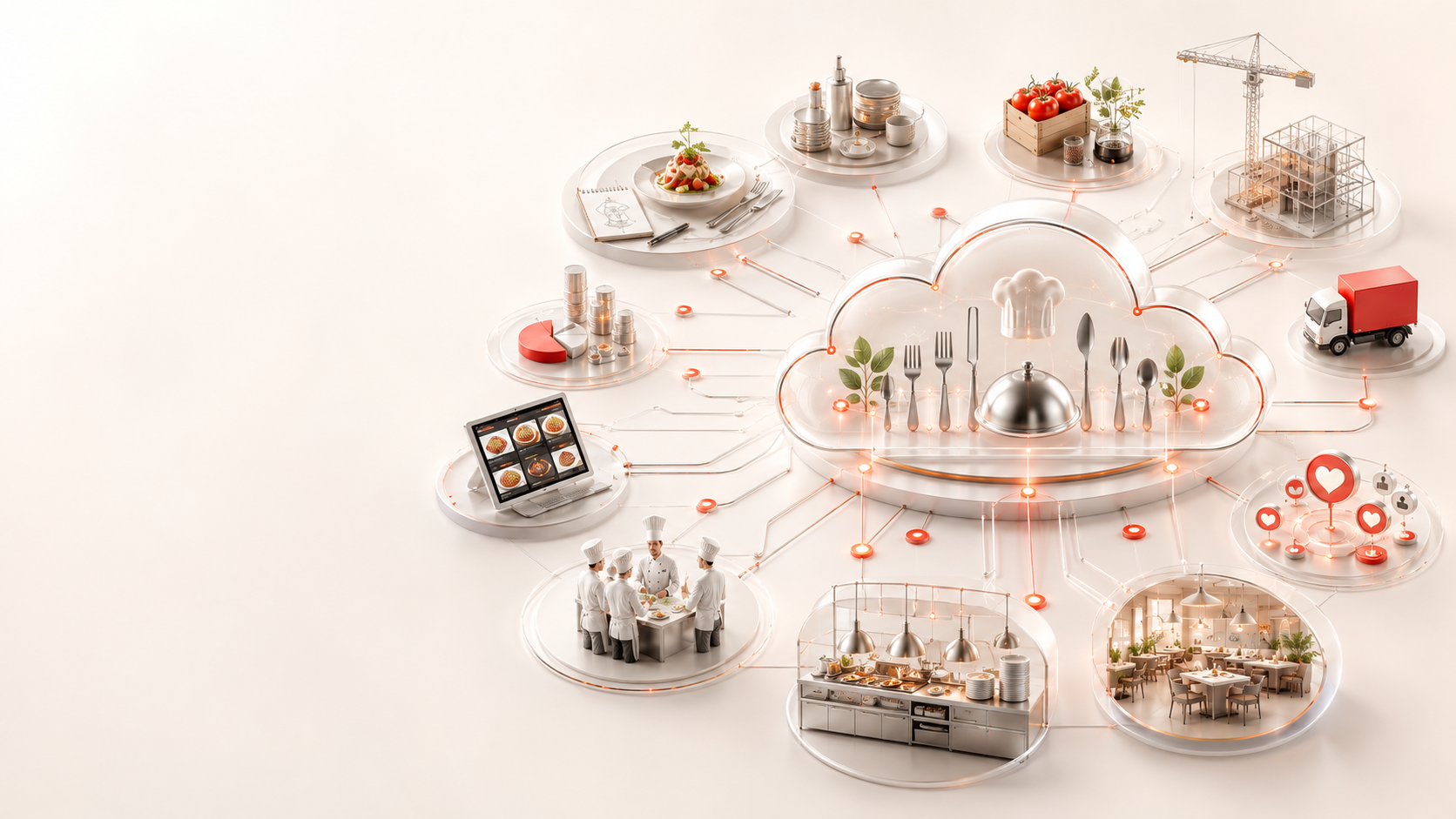 The connected ChefsClouds food and beverage development system